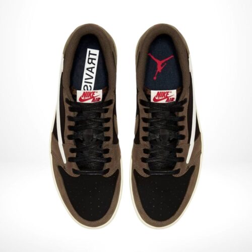 Top-down view of the Air Jordan 1