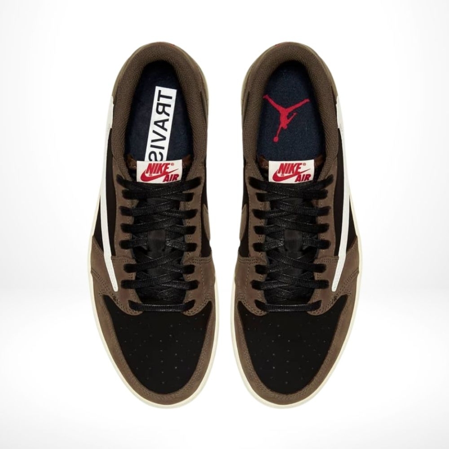 Top-down view of the Air Jordan 1