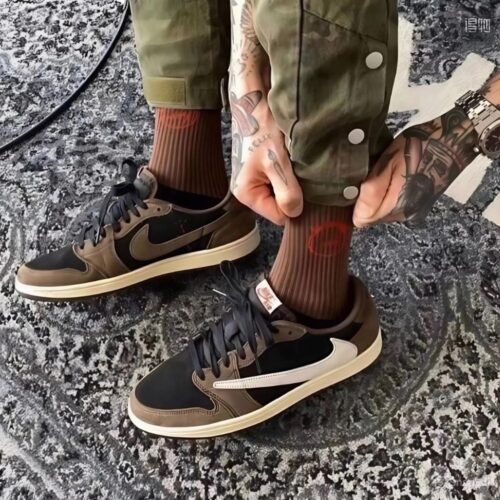 On-foot of the Air Jordan 1