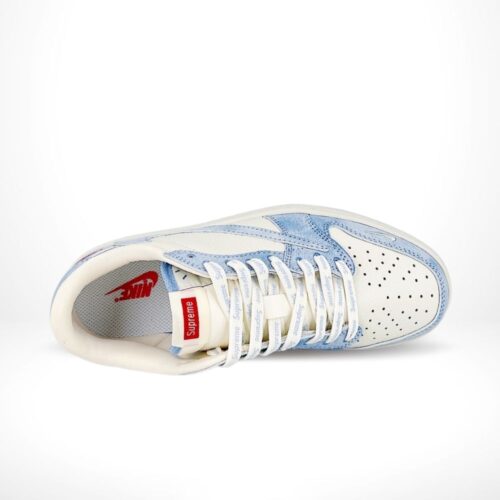 Air Jordan 1 Low X Travis Scott X Supreme Blue White - Image 4