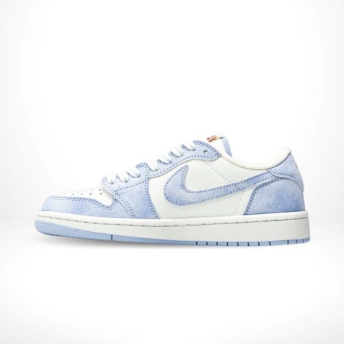 Air Jordan 1 Low X Travis Scott X Supreme Blue White - Image 3