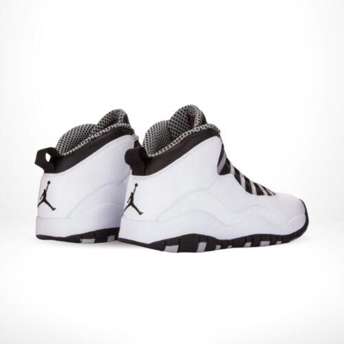 Rear view of the Air Jordan 10