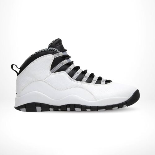 Side view of the Air Jordan 10