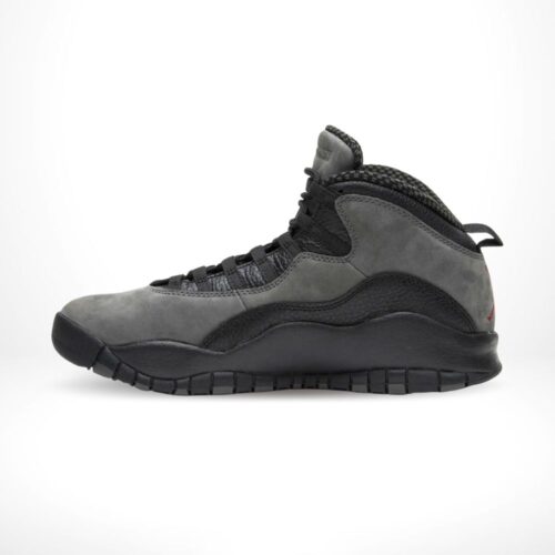 Medial side view of the Air Jordan 10