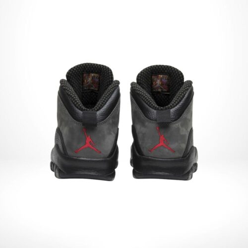 Rear view of the Air Jordan 10