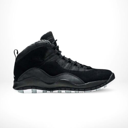 Side view of the Air Jordan 10