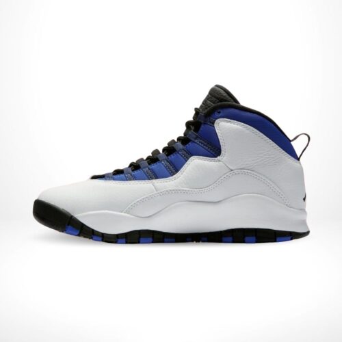 Medial side view of the Air Jordan 10