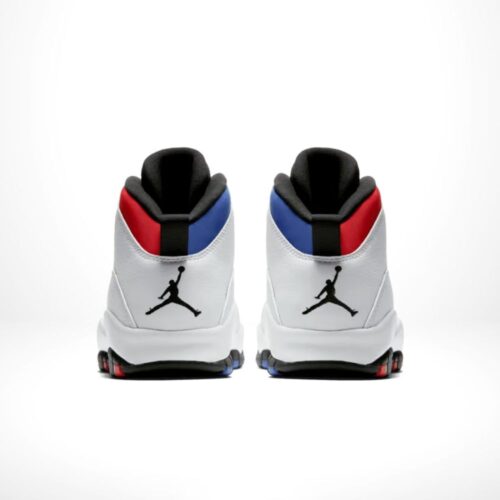 Rear view of the Air Jordan 10