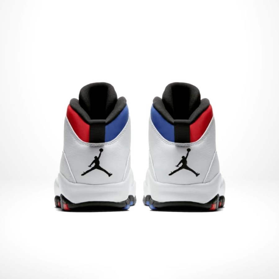 Rear view of the Air Jordan 10