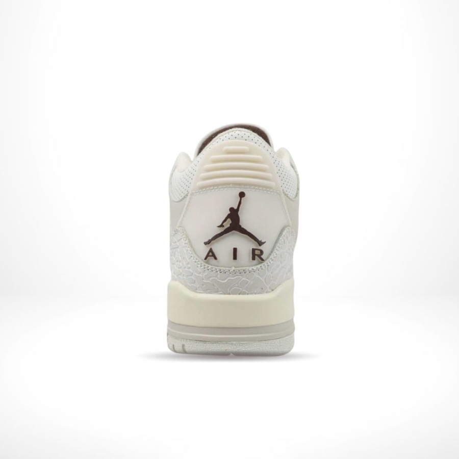 Rear view of the Air Jordan 3