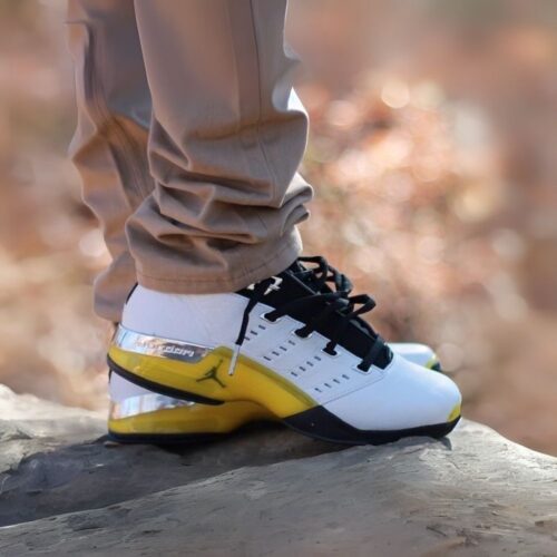 On-foot of the Air Jordan 17