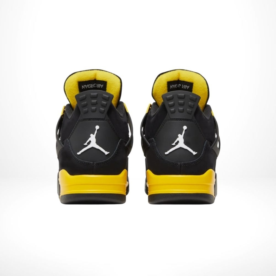 Rear view of the Air Jordan 4
