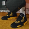 On-foot of the Air Jordan 4