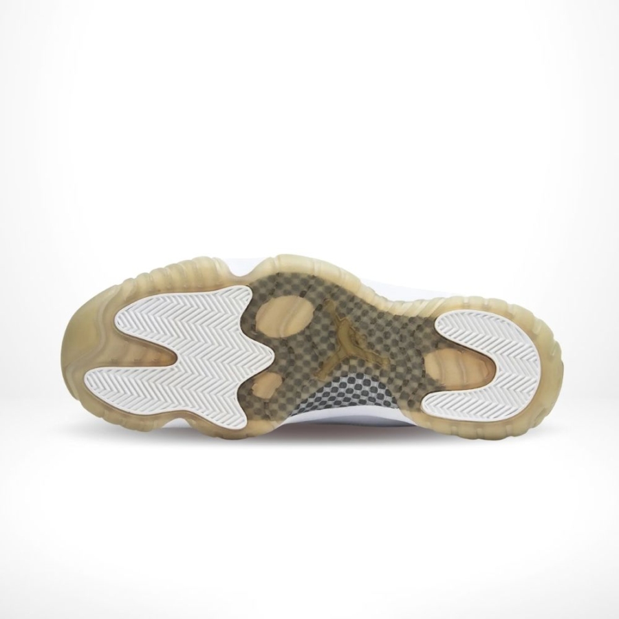 Bottom view of the Air Jordan 11