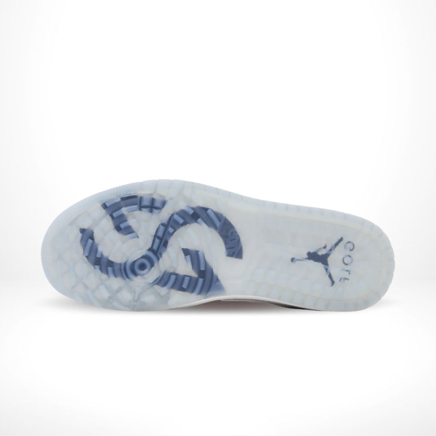 Bottom view of the Air Jordan 1