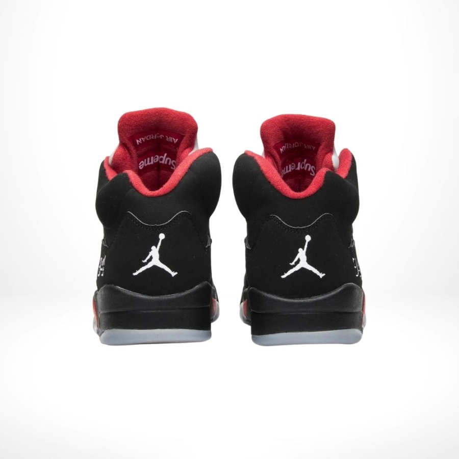 Rear view of the Air Jordan 5
