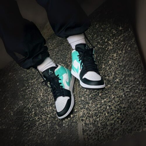 On-foot of the Air Jordan 1