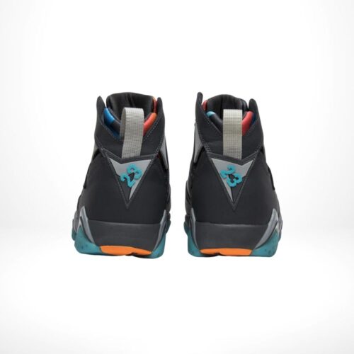Rear view of the Air Jordan 7