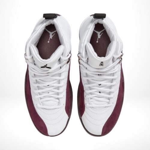 Top-down view of the Air Jordan 12