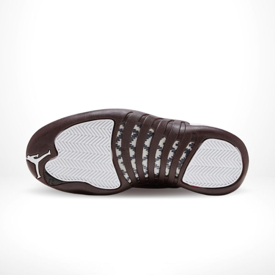 Bottom view of the Air Jordan 12