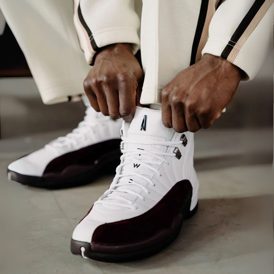 On-foot of the Air Jordan 12