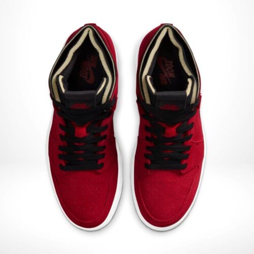 Top-down view of the Air Jordan 1