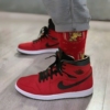 On-foot of the Air Jordan 1
