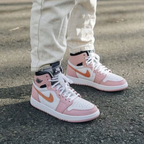 On-foot of the Air Jordan 1