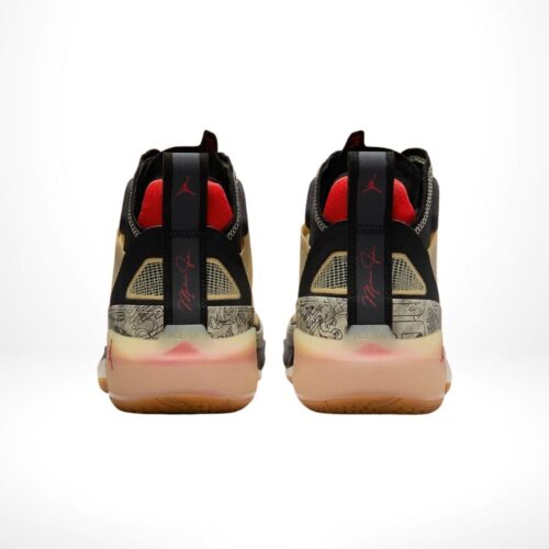Rear view of the Air Jordan 37