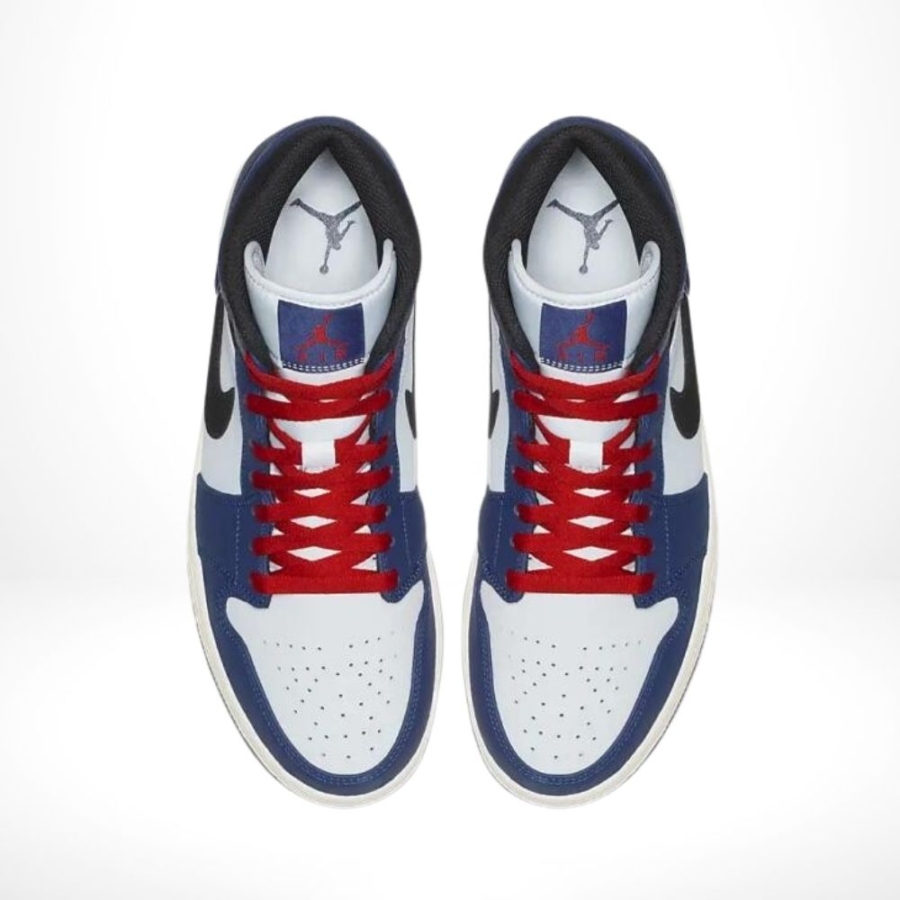 Top-down view of the Air Jordan 1