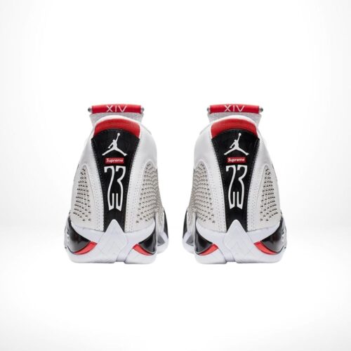 Rear view of the Air Jordan 14