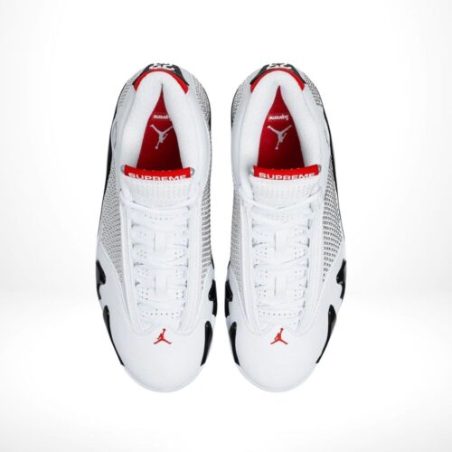 Top-down view of the Air Jordan 14
