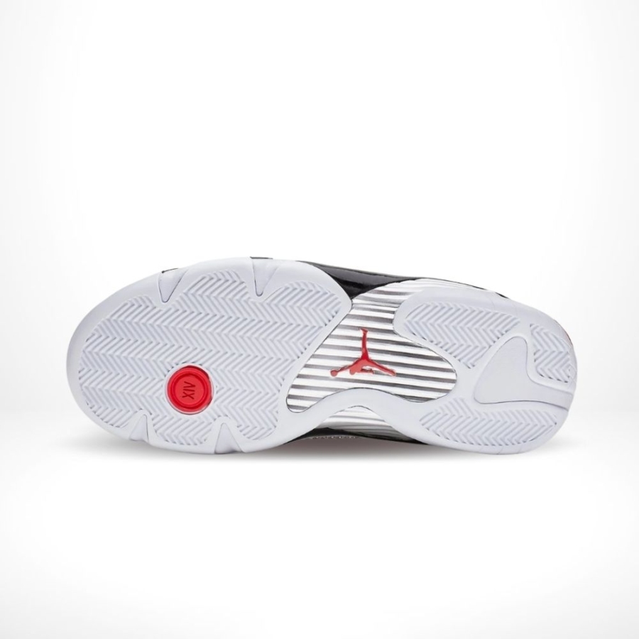 Bottom view of the Air Jordan 14