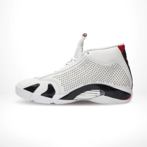 Medial side view of the Air Jordan 14