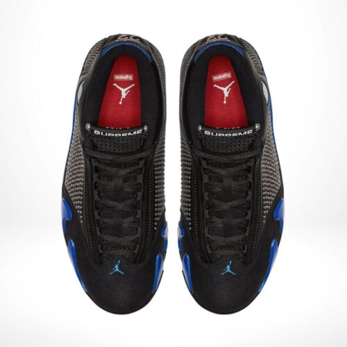 Top-down view of the Air Jordan 14
