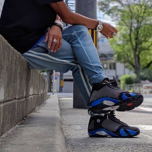 On-foot of the Air Jordan 14