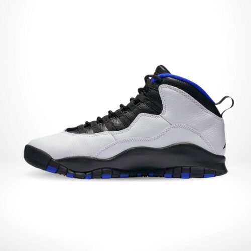 Medial side view of the Air Jordan 10