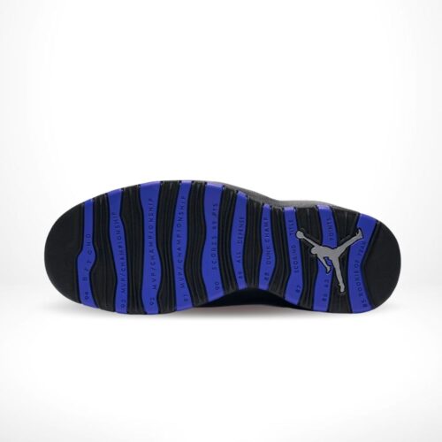 Bottom view of the Air Jordan 10