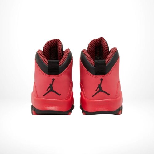 Rear view of the Air Jordan 10
