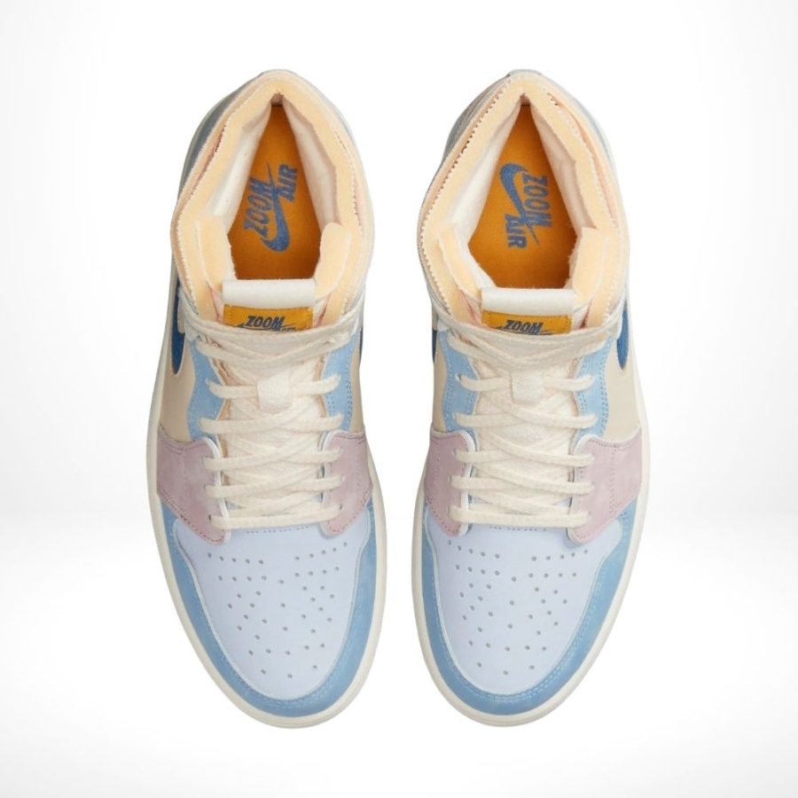 Top-down view of the Air Jordan 1