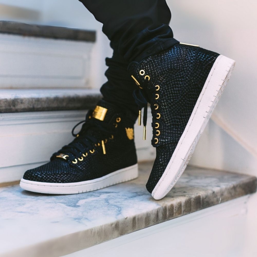 On-foot of the Air Jordan 1