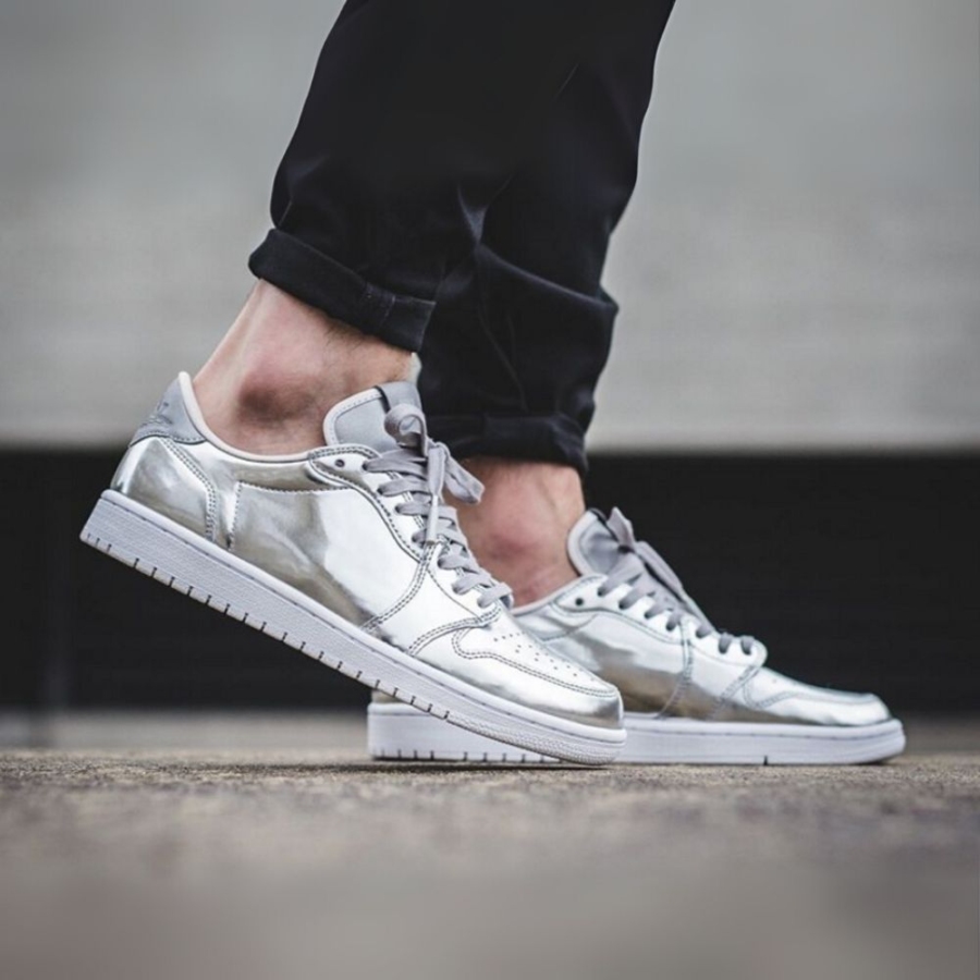 On-foot of the Air Jordan 1