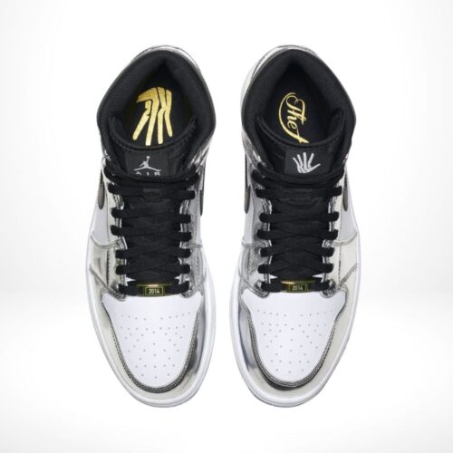 Top-down view of the Air Jordan 1