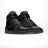 Angled front view of a full pair of Air Jordan 1
