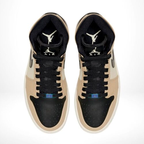 Top-down view of the Air Jordan 1