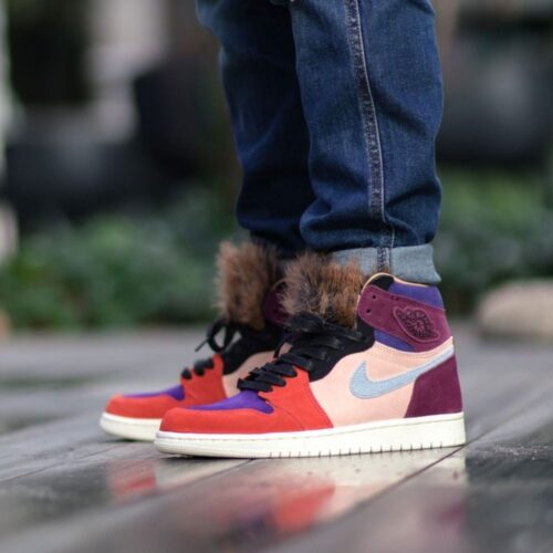 On-foot of the Air Jordan 1