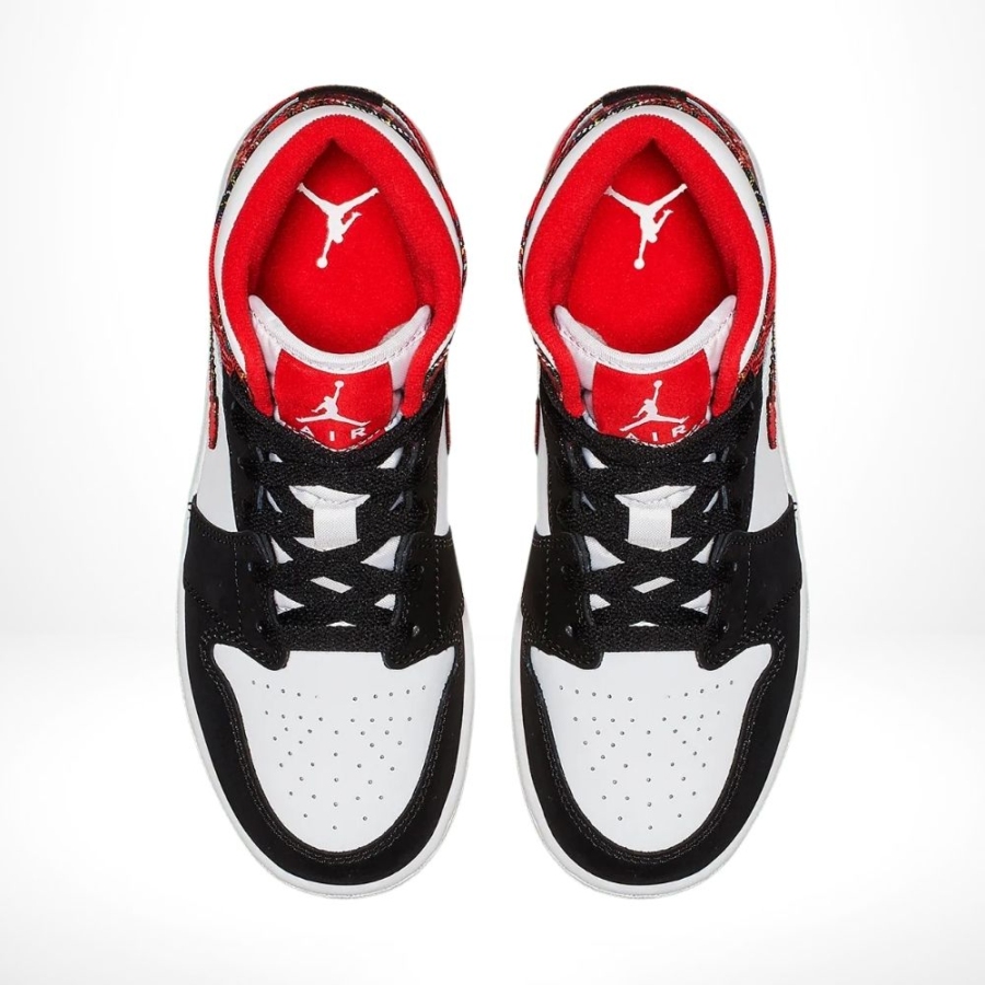 Top-down view of the Air Jordan 1
