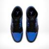 Top-down view of the Air Jordan 1