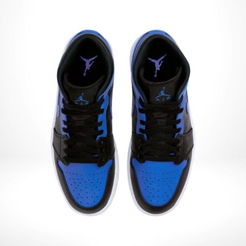 Top-down view of the Air Jordan 1