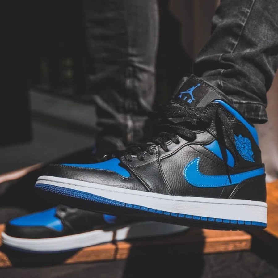 On-foot of the Air Jordan 1